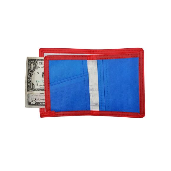 New Boys Mickey Mouse Clubhouse Bi-Fold Wallet Red Blue - Picture 4 of 5